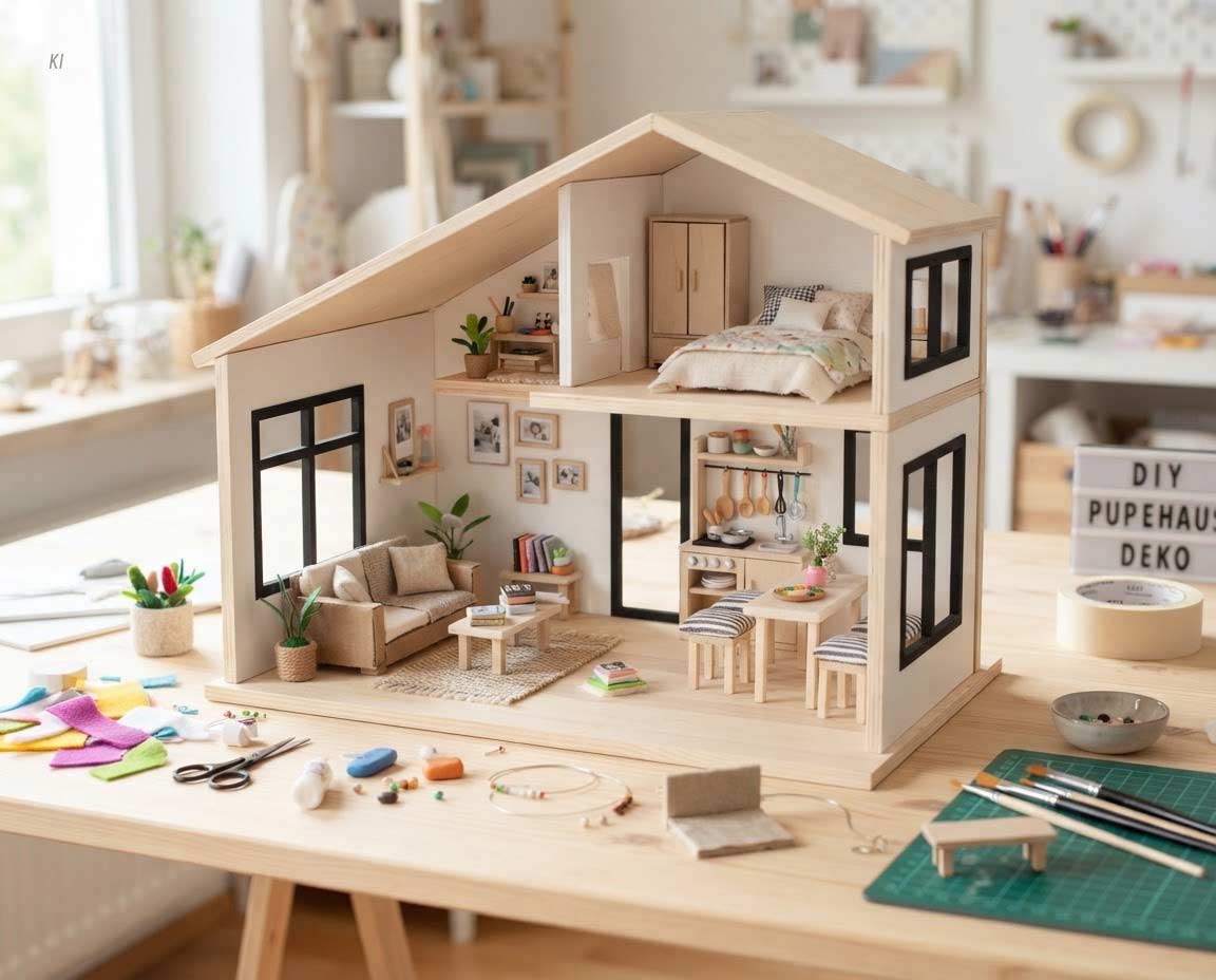 Puppenhaus Deko selber machen