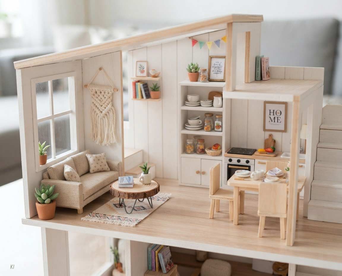 Puppenhaus Deko selber machen