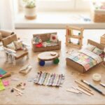 Puppenmöbel selber machen: Miniaturmöbel aus Alltagsmaterialien
